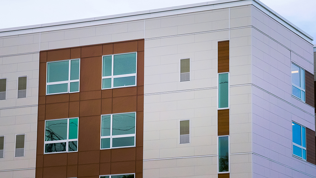 Apartment building exterior